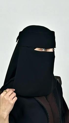 نقاب 9 انش كوري (غير مقوى) مطاطين برده