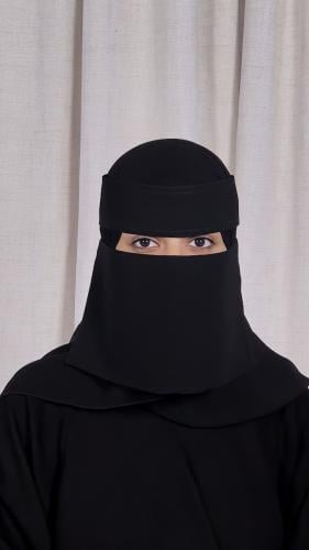 نقاب ياباني 6 إنش مقوى مطاط مائل