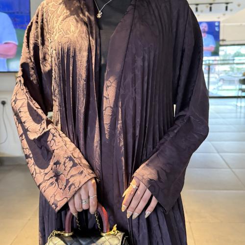 عباية كلوش كسرات لف مناسب لكل الفصول