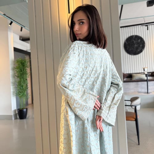 جلابية كويتي طبقتين