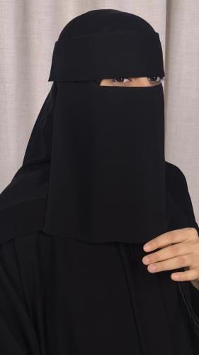 نقاب كوري 9إنش بدون مقوى مطاط برده