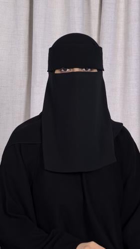 نقاب كوري 11 إنش مقوى برده مطاط