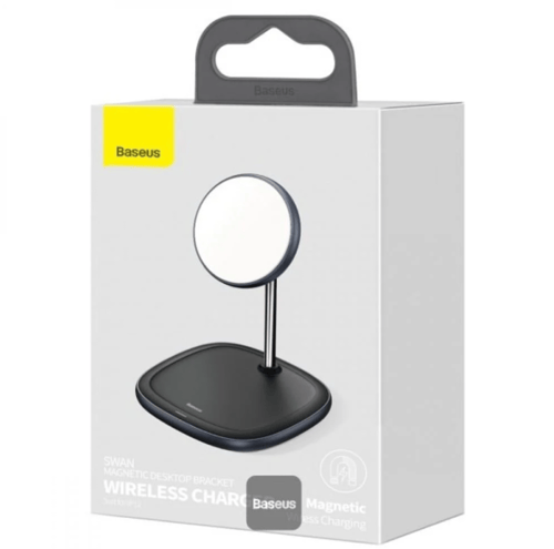 قاعدة مغناطيسية بيسوس سوان وشاحن لاسلكي للايفون 12...