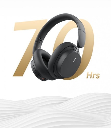 سماعة بيسوس Bowie D05 لاسلكية بلوتوث - رصاصي،