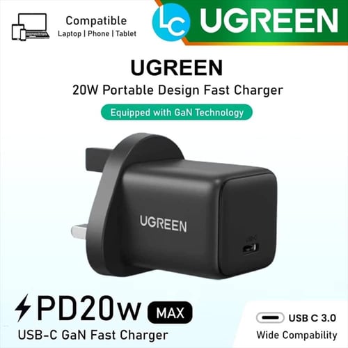 شاحن جداري بقوة 20 واط من شركة UGREEN