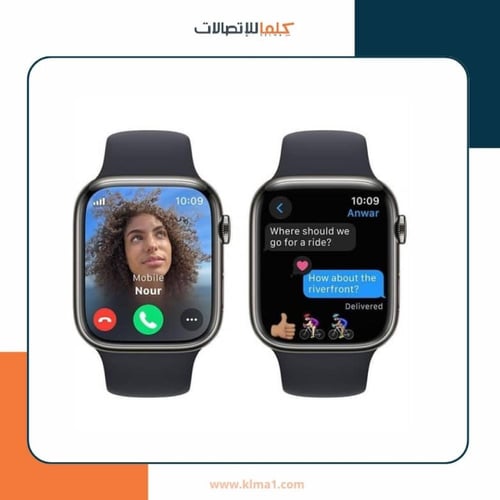 ساعة أبل الإصدار 9 41 مم - ذكية متقدمة ومقاومة للم...