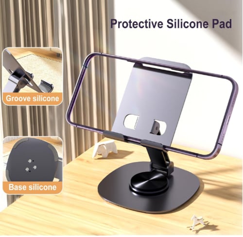 حامل موبايل دوار 360 درجة للمكتب من اونشير ، قابل...