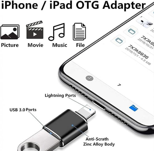 قارئ فلاشه USB للايفون من SPON