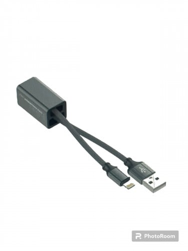 كابل LDNIO لايتنينج محمول للشحن والمزامنة بطول 25...