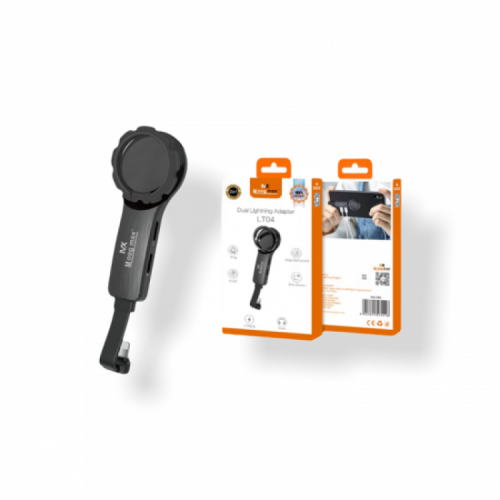 وصلة للايفون وصلة لتشغيل السماعه والشاحن بنفس الوق...