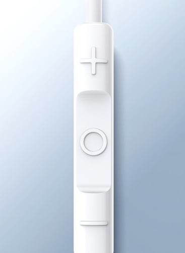 بيسوس - سماعه سلكية مدخل تايب سي - ابيض