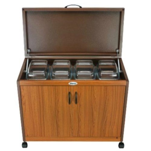 عربة دولاب تسخين طعام