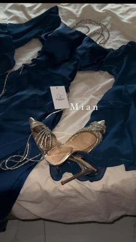 فستان غزالة تركواز