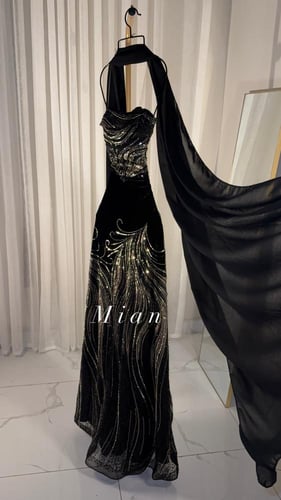 فستان نورافيا مخمل