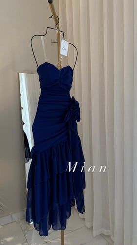 فستان ترنين ازرق