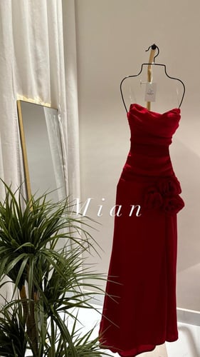 فستان احمريكا