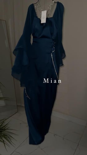 فستان غزالة تركواز