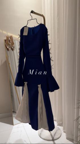 فستان ثريا كحلي