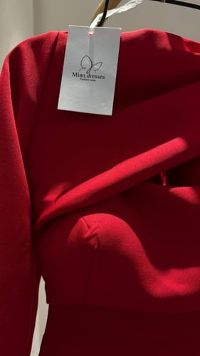 فستان سارا احمر