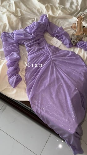 فستان دايما بنفسجي