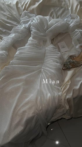 فستان ديما ابيض