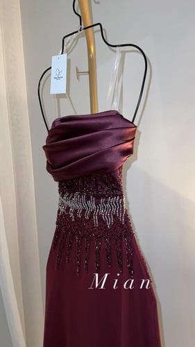 فستان فرستان توب عنابي