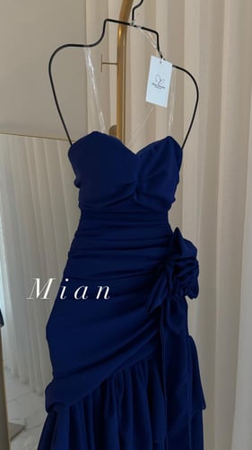 فستان ترنين ازرق