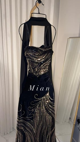 فستان نورافيا مخمل