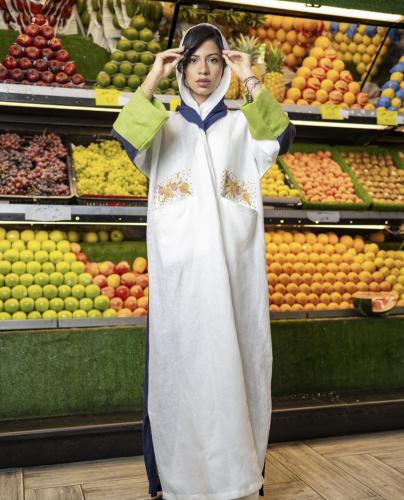 Peach Abaya
