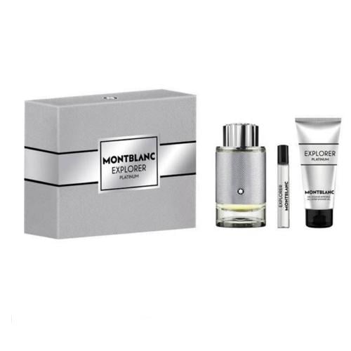 طقم مونت بلانك اكسبلور بلاتينيوم اودي بارفيوم رجال...