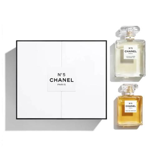 طقم شانيل ان 5 اودي بارفيوم نسائي 50 مل + بودي اوي...