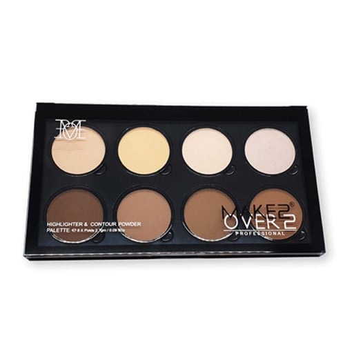 باليت كنتور بودرة 8 لون من ميك اوفر22 - M1501