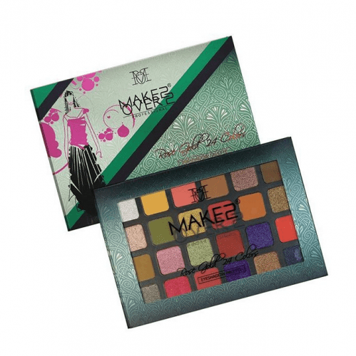 مجموعة ظلال العيون روز قولد 24 لون من ميك اوفر 22...