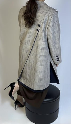 كاروهات مبطن بجوخ ثلاث قطع ( حصري )