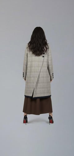 كاروهات مبطن بجوخ ثلاث قطع ( حصري )