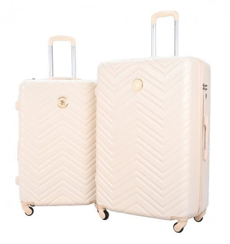 ستار لاين طقم شنط سفر فايبر بسحاب توسعة 5 قطع مكيا...