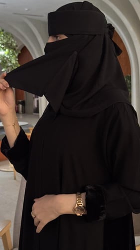 نقاب أكل (ربط عريض)