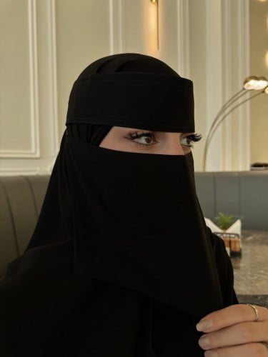 نقاب مبطن حرير (مشبك الذكي)