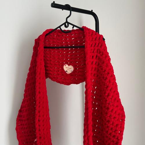 سكارف صوف - احمر