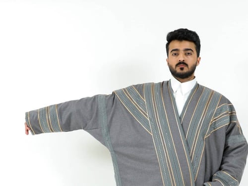 فروه رجالية طفيلي رصاصي رويال