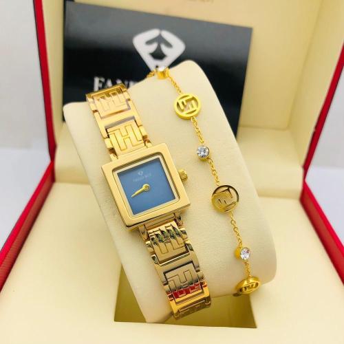 طقم فند ربلو نسائي دهبي