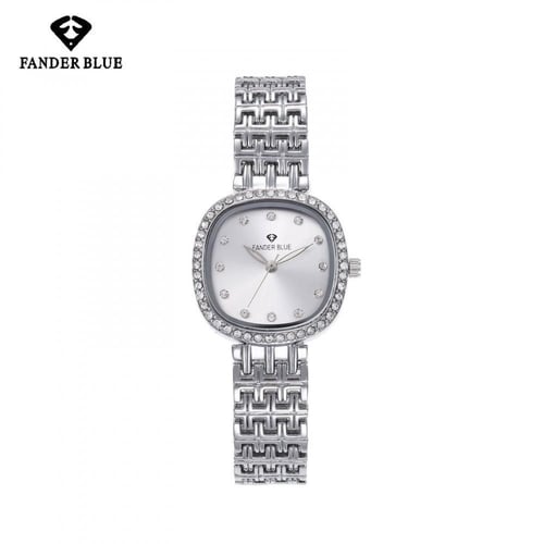 ساعة فند ربلو نسائي فضي 2023