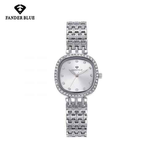 ساعة فند ربلو نسائي فضي 2023