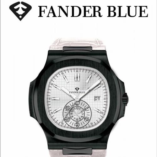 ساعة فندر بلو جلد