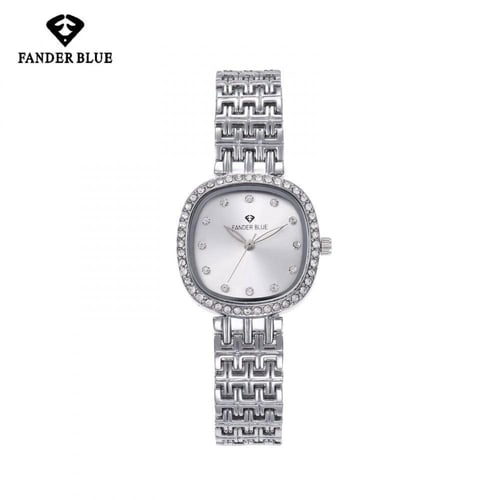 ساعة فند ربلو نسائي فضي 2023