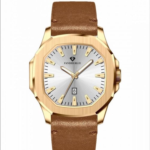 ساعة فندر بلو جلد