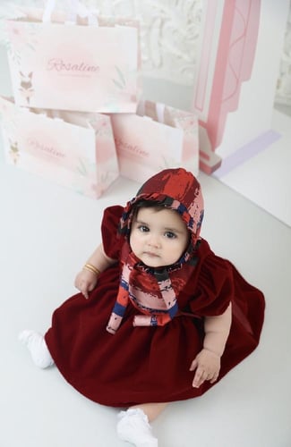 قبعة اطفال بربطة