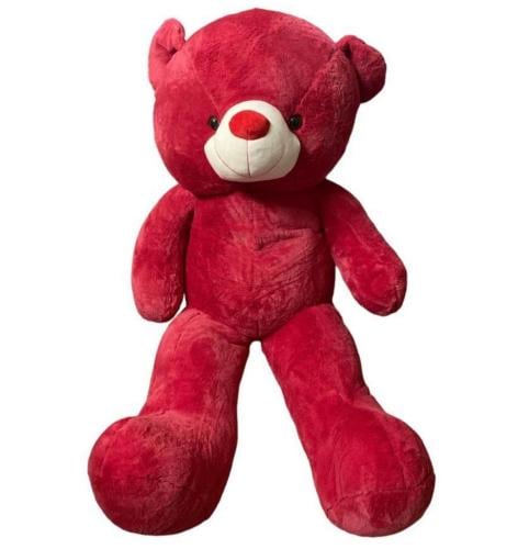 دب الحجم العملاق اللون أحمر 160 سم