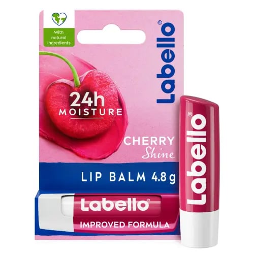 Lip balm with cherry from Labello