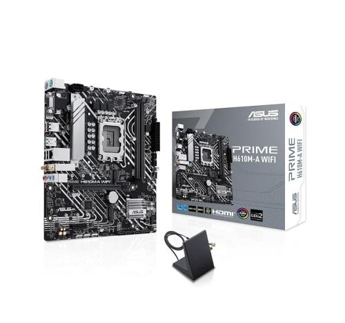 لوحة ام اسوس برايم Asus Prime H610m-A Wifi DDR5 17...